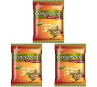 Gingerbon Jengibre Menta Caramelo 125 g (Paquete de 3)