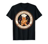 Gingerbread Baking Social Club Cute Christmas Cookie Chef Camiseta