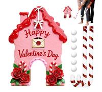 Gingerbread Candy Golf Game- Candy Cane Golf Game, Indoor Outdoor Family Funny Holiday Mini Toy | Christmas Mini Gollf Games Set For Home Office Party Holiday Gatherings Carnival