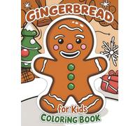 Gingerbread Coloring book: Many One Sided Drawing JUMBO Pages Of Cute Characters for Kids