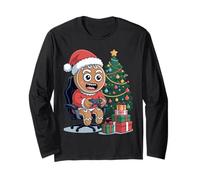 Gingerbread Gaming Chair Christmas Tree Cool Gamer Manga Larga