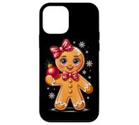 Gingerbread Girl Christmas Cookie Baking Xmas Women Kids Carcasa para iPhone 12 Mini