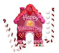 Gingerbread Golf Game - Divertido portátil Mini Golf Set | Candy Cane Indoor Outdoor Game | Family Holiday Entertainment | Mini-Golf Course with Clubs Balls for Home Room Party Gatherings Carnival