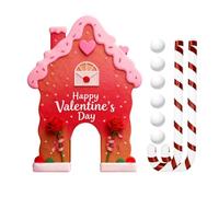 Gingerbread Golf Game - Funny Portable Mini Golf Set | Candy Cane Indoor Outdoor Game | Family Holiday Entertainment | Mini-Golf Course with Clubs Balls For Home Room Party Gatherings Carnival 2026