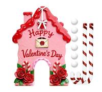 Gingerbread Golf Game | Funny Portable Playtime Indoor Outdoor Holiday Mini Toy, Effortless Gingerbread Christmas Mini Game Set - For Home Room Party Holiday Gatherings Carnival