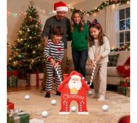 Gingerbread Golf - Gingerbread Golf Game, Christmas Mini Golfs Games Set, Candy Cane Sticks Portable Funny Indoor Outdoor Toy | Game Set For Home Room Party Holiday Gatherings Carnival