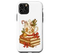 Gingerbread Hot Cocoa & Books Cozy Christmas Reader Carcasa para iPhone 11 Pro
