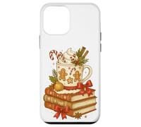 Gingerbread Hot Cocoa & Books Cozy Christmas Reader Carcasa para iPhone 12 Mini