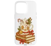 Gingerbread Hot Cocoa & Books Cozy Christmas Reader Carcasa para iPhone 15 Pro MAX