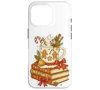 Gingerbread Hot Cocoa & Books Cozy Christmas Reader Carcasa para iPhone 16 Pro