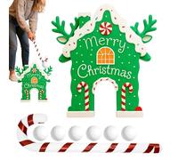 Gingerbread House - Christmas Mini Decorations | Festive Holiday Party Toy Fun Interactive Set Indoor Outdoor Play for Family, Friends, Party, Yard or Living Room, 35/13.78in