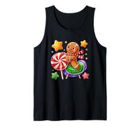 Gingerbread Joy Candy Wonderland Camiseta sin Mangas