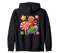 Gingerbread Joy Candy Wonderland Sudadera con Capucha