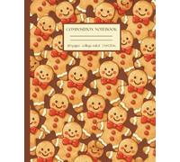 Gingerbread Man Composition Notebook: Cozy Cookie Journal (Violet Meadow)