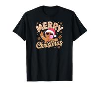 Gingerbread Man Cookie Icing Dad Mom Kids Christmas Camiseta