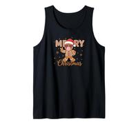 Gingerbread Man Cookie Icing Dad Mom Kids Christmas Camiseta sin Mangas