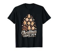 Gingerbread Man Cozy Baking Christmas Cookie Crew Camiseta