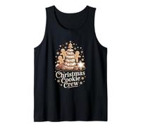 Gingerbread Man Cozy Baking Christmas Cookie Crew Camiseta sin Mangas