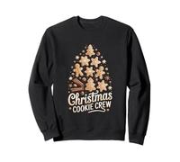 Gingerbread Man Cozy Baking Christmas Cookie Crew Sudadera