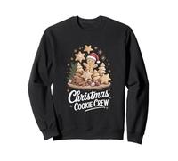 Gingerbread Man Cozy Baking Christmas Cookie Crew Sudadera