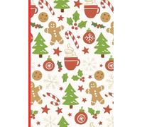 Gingerbread Man Notebook: Christmas-themed 110 page 6x9 Lined Notebook