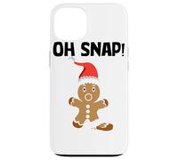 Gingerbread Man Oh Snap Cookie Christmas Stocking Stuffer Carcasa para iPhone 13