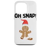Gingerbread Man Oh Snap Cookie Christmas Stocking Stuffer Carcasa para iPhone 13 Pro