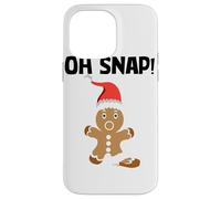 Gingerbread Man Oh Snap Cookie Christmas Stocking Stuffer Carcasa para iPhone 14 Pro MAX