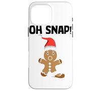 Gingerbread Man Oh Snap Cookie Christmas Stocking Stuffer Carcasa para iPhone 16 Pro MAX