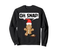 Gingerbread Man Oh Snap Cookie Christmas Stocking Stuffer Sudadera