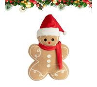 Gingerbread Man Plush Toy - Cookie Plush Doll | Gingerbread Christmas Decoration | Ginger bread Plushes Toy | Ginger bread Man Doll | Soft Cute Christmas Decor for Holiday Festive Display Kids Sofa