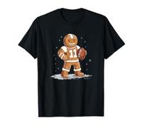 Gingerbread Man Sale al Campo como Estrella del fútbol Americano Camiseta