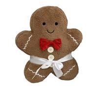 Gingerbread Pillow, Soft Christmas Plush Doll, Adorable Cuddly Cartoon Dolls, Festive Stuffed Animal Decoration, Cute Stuffed for Party, School, Multicolor