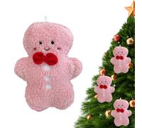 Gingerbread Plush 18 Cm - Plüschiges Spielzeugkissen | Weihnachtsschmuck Kissen Deko Für Couch, Tür, Fenster, Stuhl, Sofa, Party, Zuhause, Christbaum, Dekoratives Weihnachtskissen Für Kinder