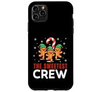 Gingerbread The Sweetest Crew Matching Divertida Navidad Carcasa para iPhone 11 Pro MAX