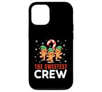 Gingerbread The Sweetest Crew Matching Divertida Navidad Carcasa para iPhone 12/12 Pro