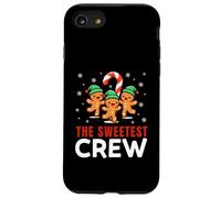 Gingerbread The Sweetest Crew Matching Divertida Navidad Carcasa para iPhone SE (2020) / 7/8