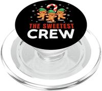 Gingerbread The Sweetest Crew Matching Divertida Navidad PopSockets PopGrip para MagSafe
