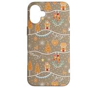 Gingerbread Town - Coqueta Festiva de Navidad Carcasa para iPhone 16 Plus