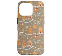 Gingerbread Town - Coqueta Festiva de Navidad Carcasa para iPhone 16 Pro