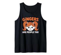 Gingers Are People Too Kids Girls Funny Gingers Meme Redhead Camiseta sin Mangas