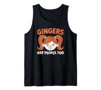 Gingers Are People Too Kids Girls Funny Gingers Meme Redhead Camiseta sin Mangas