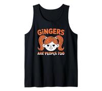 Gingers Are People Too Kids Girls Funny Gingers Meme Redhead Camiseta sin Mangas