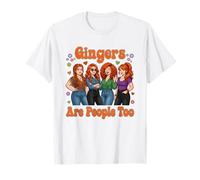 Gingers Are People Too Women Funny Gingers Meme Redhead Joke Camiseta