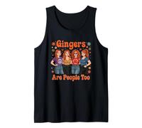 Gingers Are People Too Women Funny Gingers Redhead Hippies Camiseta sin Mangas