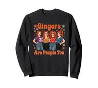 Gingers Are People Too Women Funny Gingers Redhead Hippies Sudadera