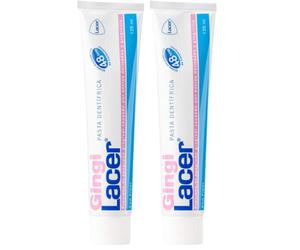 GINGILACER - Pasta Dentífrica 125 ml, Previene y Elimina la Placa Dental, Alivia Enfermedad Periododental, Pasta de Dientes, Reduce el Sangrado Gingival, Idónea para Pacientes Diabéticos