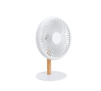 Gingko Beyond - Ventilador de escritorio desmontable ultra silencioso, control remoto o botón, 3 velocidades de viento frío, carga USB-C