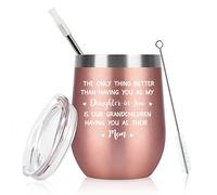 Gingprous Regalos para nuera, The Only Thing Better Than Have You - Vaso para cumpleaños del día de la madre, para nuera de suegra, vaso de acero inoxidable aislado de 12 onzas, oro rosa