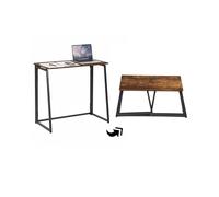 Ginhow Escritorio plegable de 80 x 40 x 74 cm, para ordenador, plegable, pequeño, para oficina, salón, dormitorio, moderno
